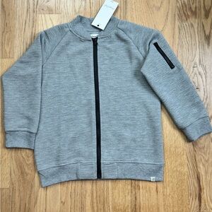 Sovereign Code Zip-up Boys Sweater, Brand New, Size M (10-12), Gray